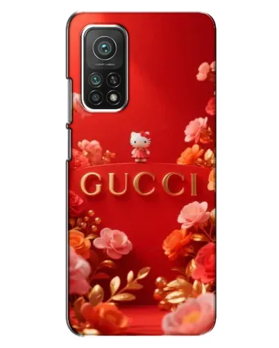 Чехол для Xiaomi Mi 10T с картинкой «Gucci — золотой сад»