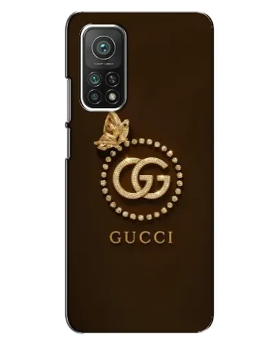 Чехол для Xiaomi Mi 10T с картинкой «Gucci — золотая бабочка»