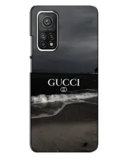 Чехол для Xiaomi Mi 10T с картинкой «Gucci — морской прибой»