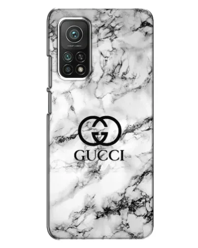 Чехол для Xiaomi Mi 10T с картинкой «Gucci — мраморный шик»