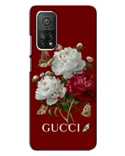 Чехол для Xiaomi Mi 10T с картинкой «Gucci —  сад»