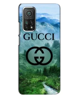 Чехол для Xiaomi Mi 10T с картинкой «Gucci — горный пейзаж»
