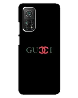 Чехол для Xiaomi Mi 10T с картинкой «Gucci — красный градиент»