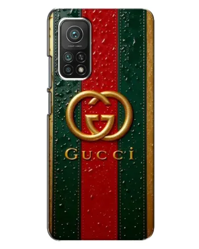 Чехол для Xiaomi Mi 10T с картинкой «Gucci — фирменная полоса и золото» Чехол для Xiaomi Mi 10T с картинкой «Gucci — фирменная полоса и золото»