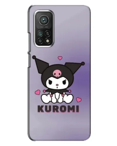 Чехол для Xiaomi Mi 10T с картинкой «Kuromi — фиолетовый арт»