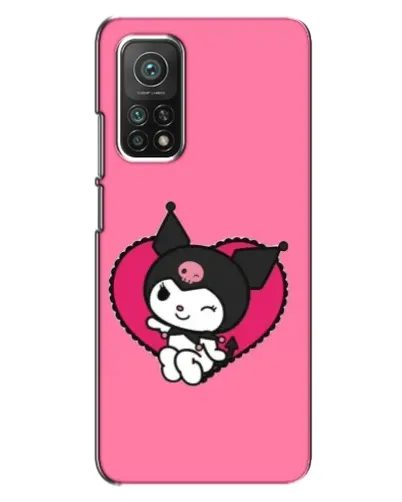 Чехол для Xiaomi Mi 10T с картинкой «Kuromi — любовь в сердце»