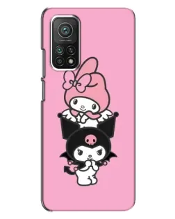 Чехол для Xiaomi Mi 10T с картинкой «My Melody и Kuromi» Чехол для Xiaomi Mi 10T с картинкой «My Melody и Kuromi»