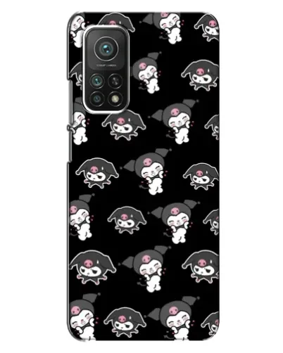 Чехол для Xiaomi Mi 10T с картинкой «Черный паттерн Kuromi»