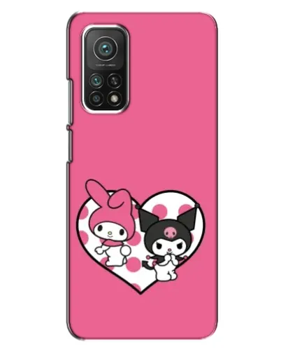 Чехол для Xiaomi Mi 10T с картинкой «Kuromi и My Melody»