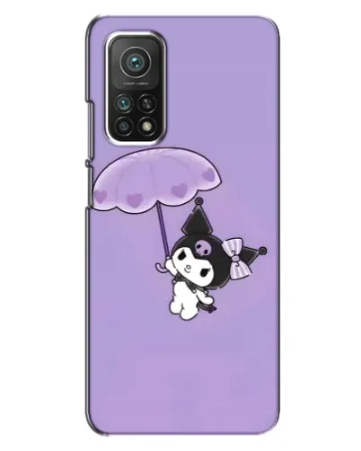 Чехол для Xiaomi Mi 10T с картинкой «Kuromi с зонтиком»