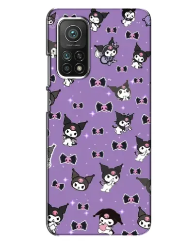 Чехол для Xiaomi Mi 10T с картинкой «Kuromi — паттерн»