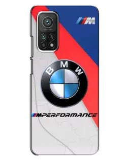 Чехол для Xiaomi Mi 10T с картинкой «BMW Performance стиль» Чехол для Xiaomi Mi 10T с картинкой «BMW Performance стиль»