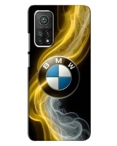 Чехол для Xiaomi Mi 10T с картинкой «Золотистый дым BMW»