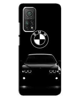 Чехол для Xiaomi Mi 10T с картинкой «BMW — взгляд из темноты»