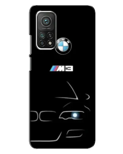 Чехол для Xiaomi Mi 10T с картинкой «Минималистичный принт BMW M3»