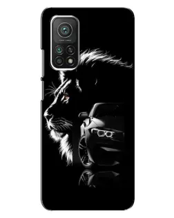 Чехол для Xiaomi Mi 10T с картинкой «BMW и лев»