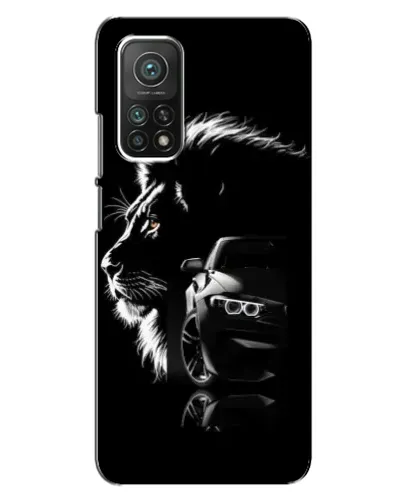 Чехол для Xiaomi Mi 10T с картинкой «BMW и лев»