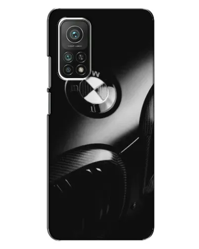 Чехол для Xiaomi Mi 10T с картинкой «Эмблема BMW — макро»