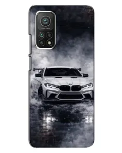 Чехол для Xiaomi Mi 10T с картинкой «BMW сквозь туман»
