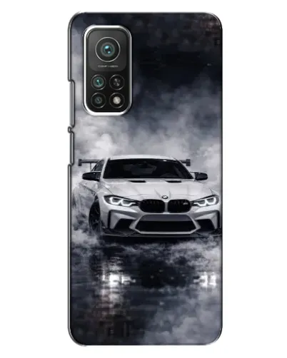 Чехол для Xiaomi Mi 10T с картинкой «BMW сквозь туман»