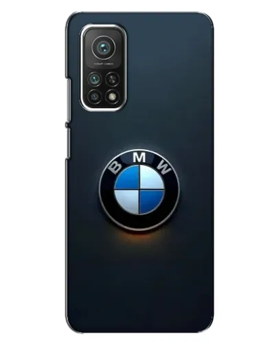 Чехол для Xiaomi Mi 10T с картинкой «Логотип BMW — минимализм»