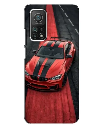 Чехол для Xiaomi Mi 10T с картинкой «BMW на красной дорожке»