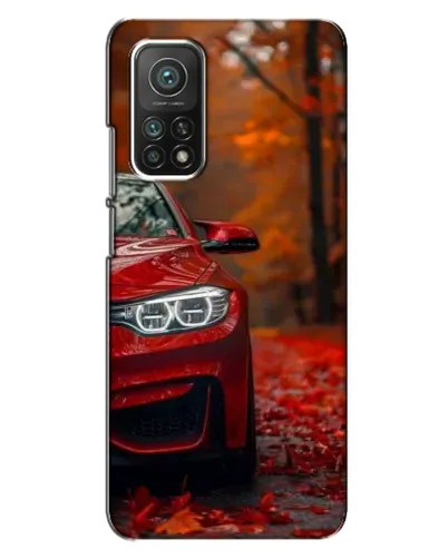 Чехол для Xiaomi Mi 10T с картинкой «Осенняя BMW M4»