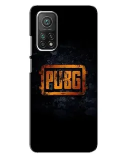 Чехол для Xiaomi Mi 10T с картинкой «PUBG — золотой логотип»