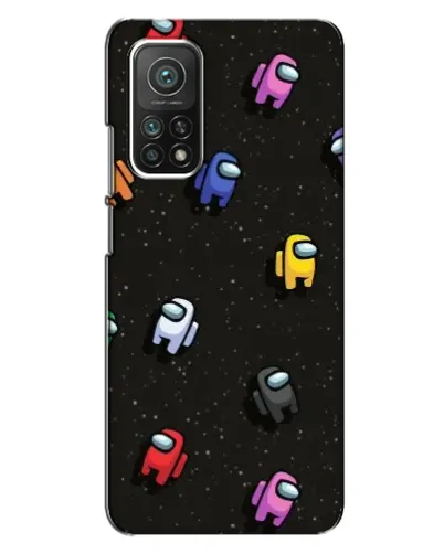Чехол для Xiaomi Mi 10T с картинкой «Космический паттерн Among Us»