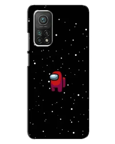 Чехол для Xiaomi Mi 10T с картинкой «Красный Among Us»