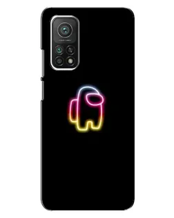 Чехол для Xiaomi Mi 10T с картинкой «Among Us градиент»