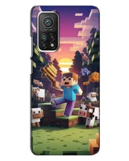 Чохол для Xiaomi Mi 10T з картинкою «Стів на фермі»