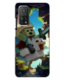 Чохол для Xiaomi Mi 10T з картинкою «Стів та гусь»