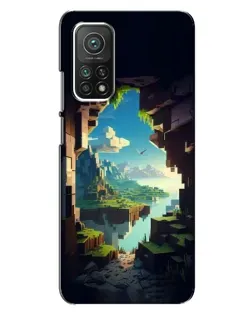Чехол для Xiaomi Mi 10T с картинкой «Вид из пещеры»