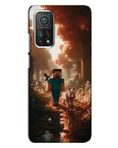 Чехол для Xiaomi Mi 10T с картинкой «Стив в лесу» Чехол для Xiaomi Mi 10T с картинкой «Стив в лесу»
