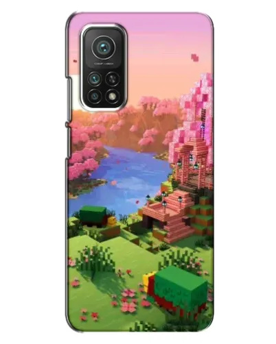 Чехол для Xiaomi Mi 10T с картинкой «Розовое дерево Minecraft» Чехол для Xiaomi Mi 10T с картинкой «Розовое дерево Minecraft»