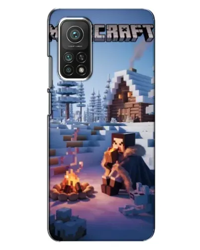 Чехол для Xiaomi Mi 10T с картинкой «Зимний Minecraft» Чехол для Xiaomi Mi 10T с картинкой «Зимний Minecraft»