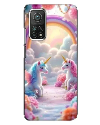 Чехол для Xiaomi Mi 10T с картинкой «Радуга и единороги» Чехол для Xiaomi Mi 10T с картинкой «Радуга и единороги»