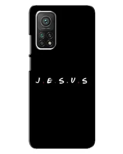 Чехол для Xiaomi Mi 10T с картинкой «Точки веры J.E.S.U.S.»