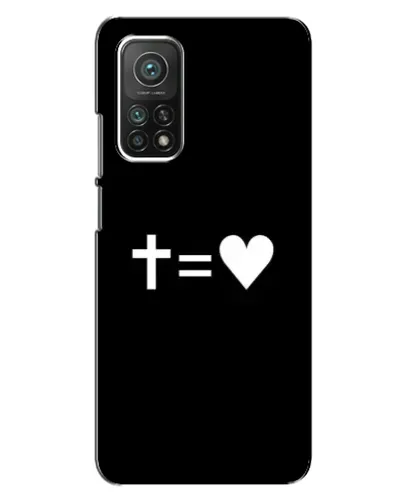 Чехол для Xiaomi Mi 10T с картинкой «Крест и Сердце» Чехол для Xiaomi Mi 10T с картинкой «Крест и Сердце»