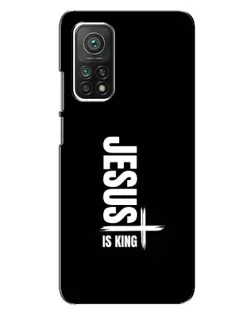 Чехол для Xiaomi Mi 10T с картинкой «Вертикаль веры Jesus»