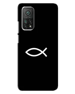 Чохол для Xiaomi Mi 10T з картинкою «Символ риби Jesus»