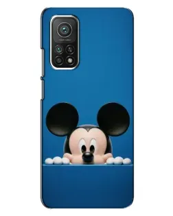 Чехол для Xiaomi Mi 10T с картинкой «Микки выглядывает» Чехол для Xiaomi Mi 10T с картинкой «Микки выглядывает»