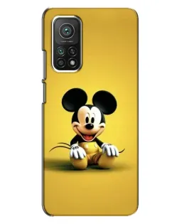 Чехол для Xiaomi Mi 10T с картинкой «Микки на желтом»