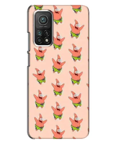 Чехол для Xiaomi Mi 10T с картинкой «Патрик Стар паттерн» Чехол для Xiaomi Mi 10T с картинкой «Патрик Стар паттерн»