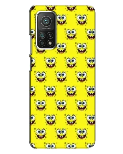 Чехол для Xiaomi Mi 10T с картинкой «Паттерн Губка Боб» Чехол для Xiaomi Mi 10T с картинкой «Паттерн Губка Боб»