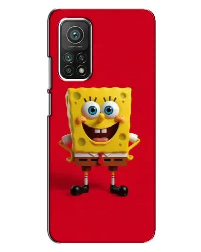 Чехол для Xiaomi Mi 10T с картинкой «Спанч Боб на красном» Чехол для Xiaomi Mi 10T с картинкой «Спанч Боб на красном»