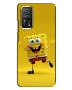 Чехол для Xiaomi Mi 10T с картинкой «Позитивный Губка Боб»