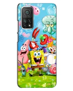 Чехол для Xiaomi Mi 10T с картинкой «Губка Боб и друзья» Чехол для Xiaomi Mi 10T с картинкой «Губка Боб и друзья»