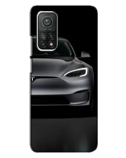 Чехол для Xiaomi Mi 10T с картинкой «Tesla Model S Look»